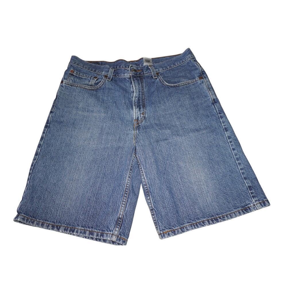 Vintage Levi’s 550 Relaxed Fit Denim Shorts Blue Jean Cutoffs 90s USA Made Style